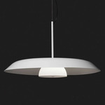 Iride Pendant - White / White