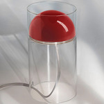 Medusa Table Lamp - Scarlet Red / Clear
