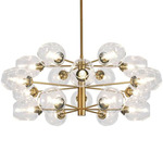 Abii Chandelier - Vintage Bronze / Clear / Clear