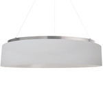 Circulo Chandelier - Silver / White / White / White