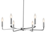 Colette Chandelier - Polished Chrome / Polished Chrome