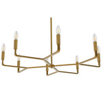 Colette Chandelier - Aged Brass / Aged Brass