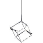 Cubo Pendant - Polished Chrome / Polished Chrome