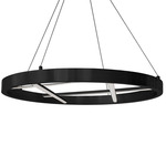 Dante Pendant - Matte Black / White
