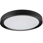 Flynn Ceiling Color-Select Flush Mount - Sandy Black / White