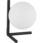 Folgar Table Lamp - Matte Black / Opal White