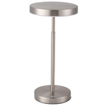 Francine Table Lamp - Satin Nickel / Frosted