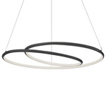 Gabriel Chandelier - Matte Black / White