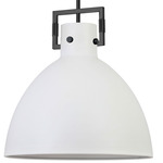 Liberty Pendant - Matte Black / White / Matte White