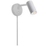 Stanly Swing Arm Plug-In Wall Sconce - Matte White