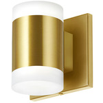 Wilson Wall Sconce - Aged Brass / Frosted