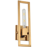 Wisteria Wall Sconce - Aged Brass
