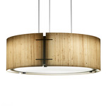 Loom Pendant - Black / Rattan Silk