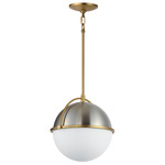 Duke Pendant - Satin Nickel / Satin Brass / Satin White