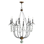 Formosa Chandelier - Golden Noir