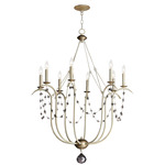 Formosa Chandelier - Ecru / Venetian Gold