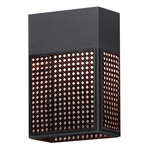 Lattice Dark Sky Outdoor Wall Light - Black / Black