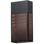 Lattice Dark Sky Outdoor Wall Light - Black / Black