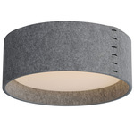 Prime Hi-Lo Ceiling Light - Grey Felt