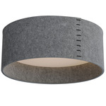 Prime Hi-Lo Ceiling Light - Grey Felt