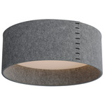 Prime Acoustic Ceiling Light - Satin Nickel / Grey Felt