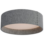 Prime Acoustic Ceiling Light - Satin Nickel / Grey Felt