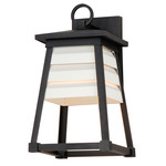 Shutters Dark Sky Outdoor Wall Light - Black / White