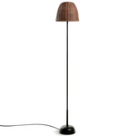 Atticus Outdoor Floor Lamp - Graphite Brown / Brown