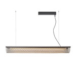 Nans Balis Outdoor Linear Pendant - Graphite Brown / Brown