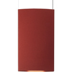 Noren S/72 Pendant - Black / Terracotta