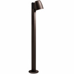 Nut Outdoor Path Light - Textured Graphite Brown