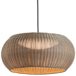 Perris Outdoor Pendant - Brown / Brown