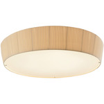 Plafonet Integrated LED Ceiling Light - Chrome / Cream Translucent Ribbon