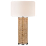 Addison Table Lamp - Natural / White Linen