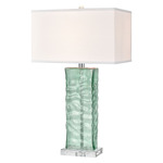 Arendell Table Lamp - Light Green / White