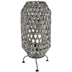 Banaue Outdoor Table Lamp - Black / Gray