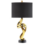 Belle Table Lamp - Gold / Black