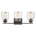 Calistoga Bathroom Vanity Light - Oil Rubbed Bronze / Clear