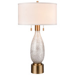 Carling Table Lamp - Bronze/ White / White