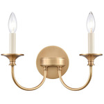 Cecil Bathroom Vanity Light - Natural Brass