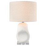 Colby Table Lamp - White / Natural