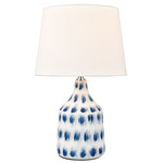 Colmar Table Lamp - Blue / White