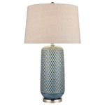 Dawlish Bay Table Lamp - Blue / Gray
