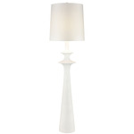 Erica Floor Lamp - White / White