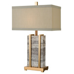 Harnessed Table Lamp - Bronze / Natural