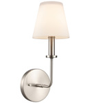 Hoyle Wall Light - Antique Nickel / White