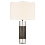 Journey Table Lamp - Black/ Clear / White