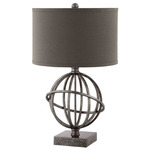 Lichfield Table Lamp - Pewter / Dark Gray