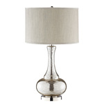 Linore Table Lamp - Antique Mercury / Gray