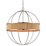 Ural Pendant - Polished Nickel / Polished Nickel / Natural